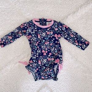 RUFFLEBUTTS excellent condition 6-12 month bathing suit
